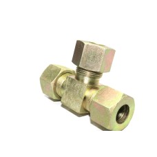 MS Equal Tee Union Couplings Hydraulic Ferrule Fitting